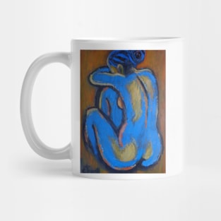 Blue Back 1 - Female Nude Mug